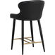 Evora 36.75 inch Bravo Black Counter Stool